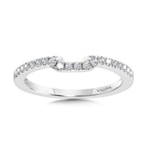 Curved Diamond Wedding Band